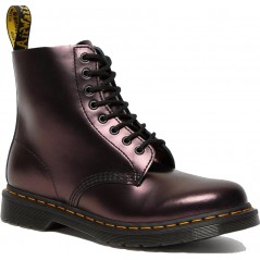 Dr.Martens 1460 Pascal Chroma Metallic Leather Boots Red