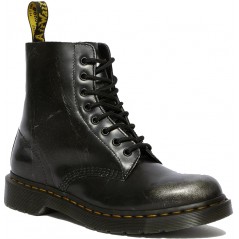 Dr. Martens 1460 Pascal Metallic Silver Italian Brush Off
