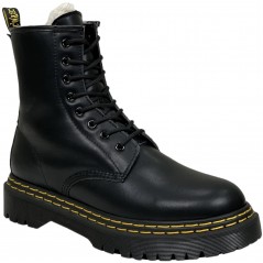 Dr Martens 1460 Black Smooth Double Stitch с мехом