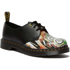 Dr.Martens 1461 Basquiat Oxford Black Backhand