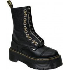 Dr Martens 1490 Sinclair Combs Leather Platform Black