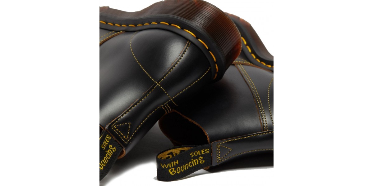 Dr. Martens Church Black Vintage Smooth