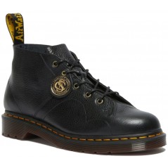Dr. Martens Church Vintage Smooth Black Leather