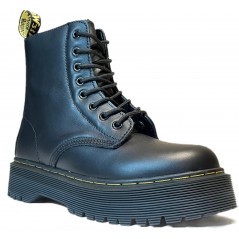 Dr Martens Jadon Vintage с Черным Мехом без молнии