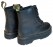 Dr Martens Jadon Vintage с Черным Мехом без молнии