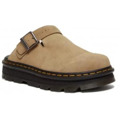 Dr.Martens Zebzag Suede Slingback Platform Mule Savannah Tan